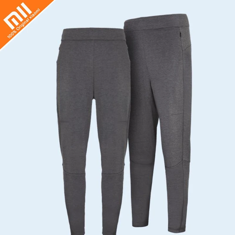 Оригинальные мужские трикотажные брюки xiaomi mijia (модели сплайсинга) темно-серого