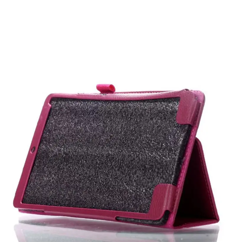 Ультратонкий чехол-книжка из искусственной кожи с 2 папками личи для Huawei MediaPad M3