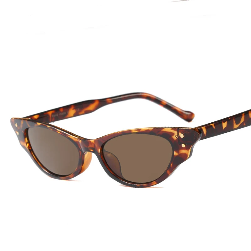 

Солнцезащитные очки женские, кошачий глаз, UV400, тонкие, 2018