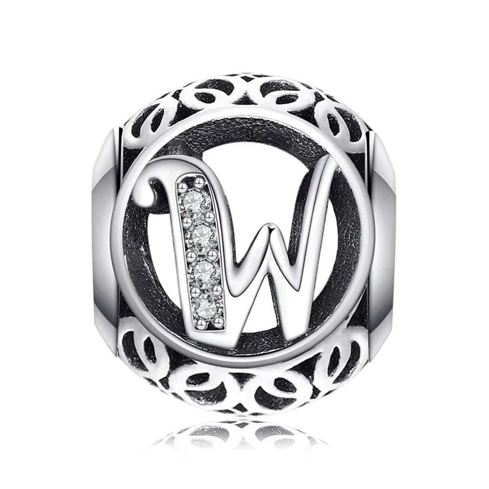 JewelryPalace Aucthentic 925 пробы серебряная буква Винтаж кубического циркония оберег