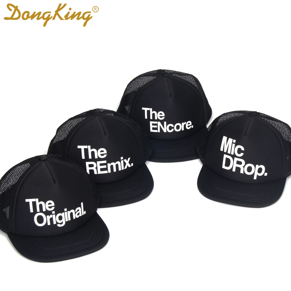 DongKing семейная Кепка тракер оригинальный Remix Encore Mic Drop для мамы отца сына брата