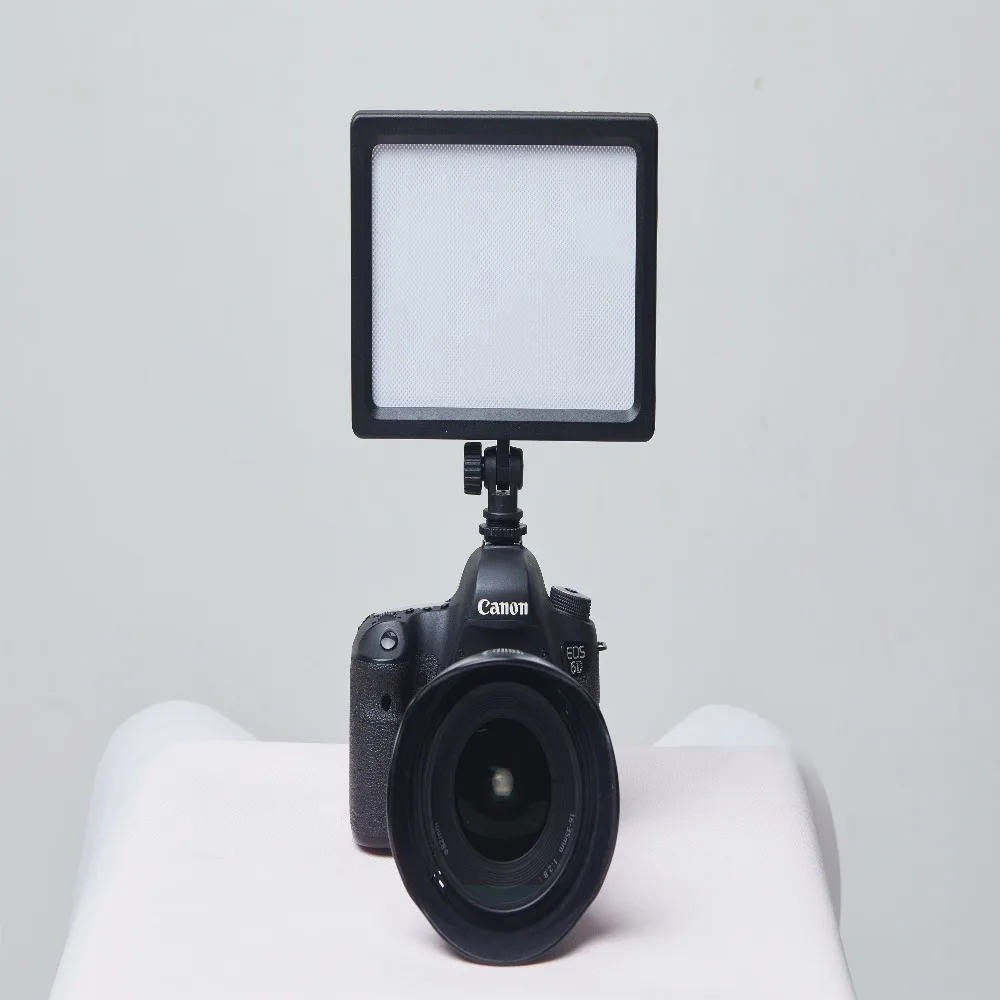Фото Slfie LED Видео свет ЖК дисплей двухцветный диммер DSLR 3200 K 5600 для Canon Nikon Sony камера