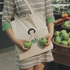 Новые и оригинальные сумки MOREUSEE из хлопка с бюстгальтером apple, сумки через плечо для девочек в серии с фруктовым бюстгальтером (FUN KIK)