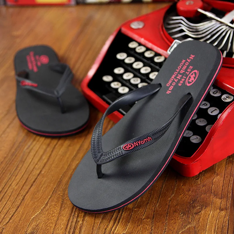 Мужские Вьетнамки резиновые мужские шлепанцы летние модные пляжные сандалии