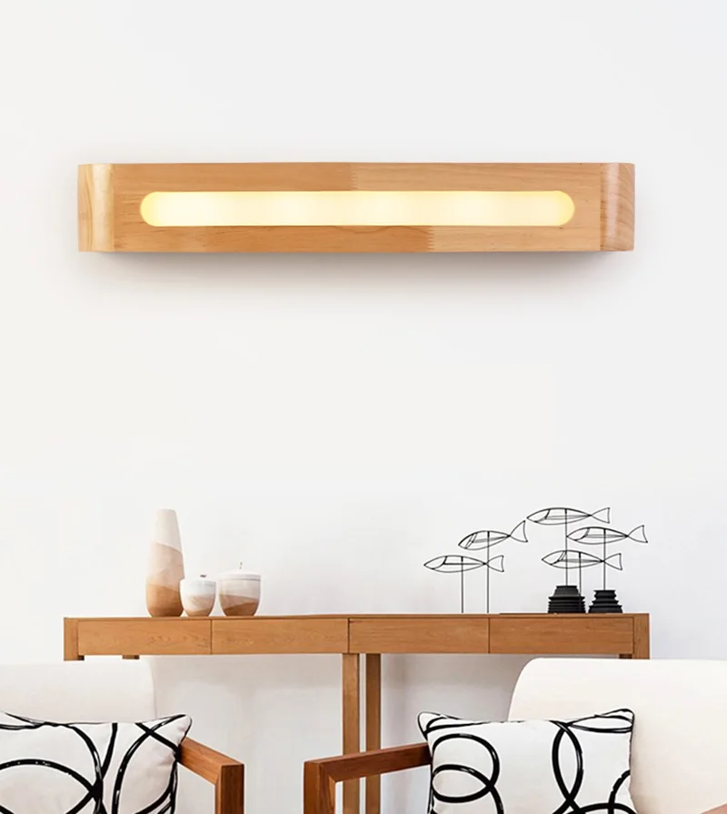 Оригинальный креативный зеркальный налобный фонарь из твердой древесины в