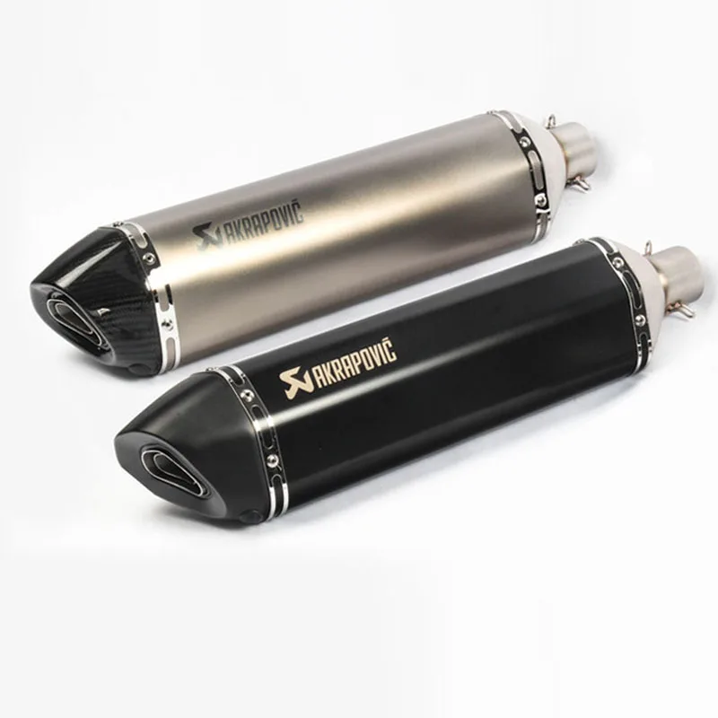 51 мм на входе 570 мм длинные Akrapovic мото rcycle выхлопная труба глушителя 250cc 350cc 600cc escape moto трубка nmax tmax530 msx125 gsr 600