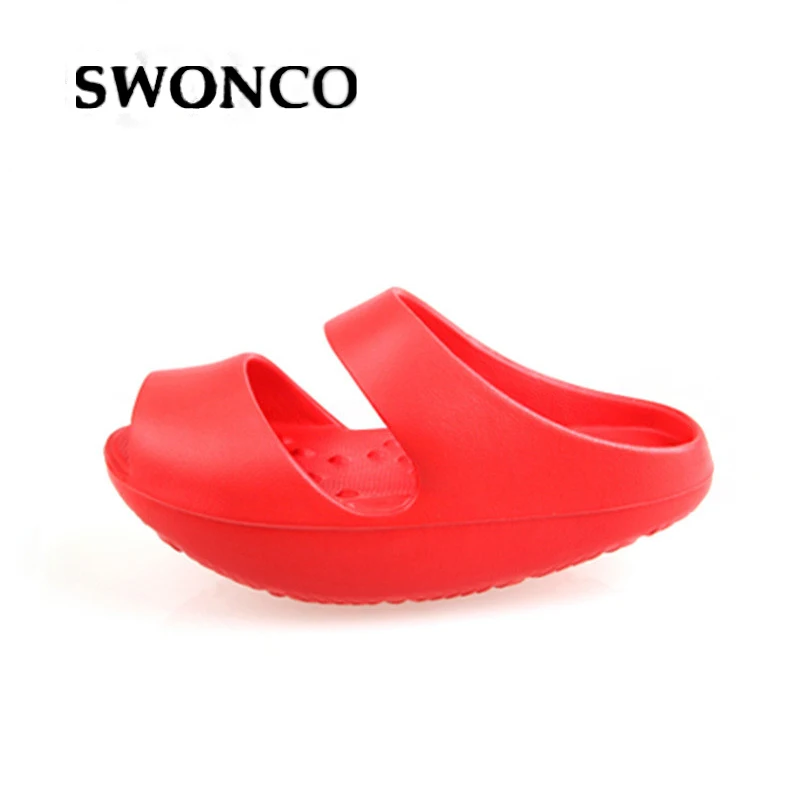 SWONCO/Обувь для танцев женские шлепанцы на платформе обувь танкетке Женская в