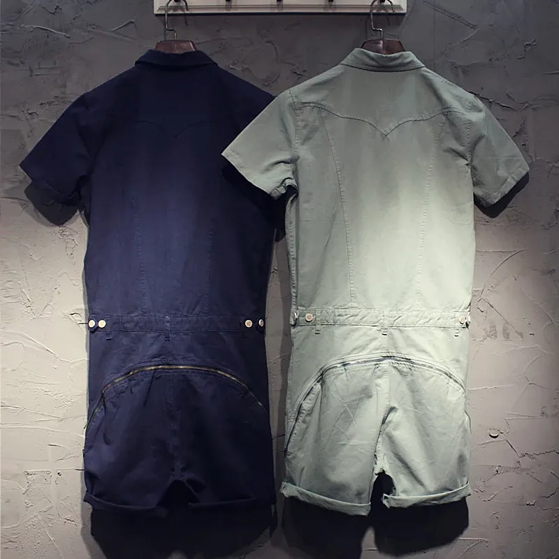 Джинсовый комбинезон для мужчин повседневный костюм певицы из джинсовой ткани