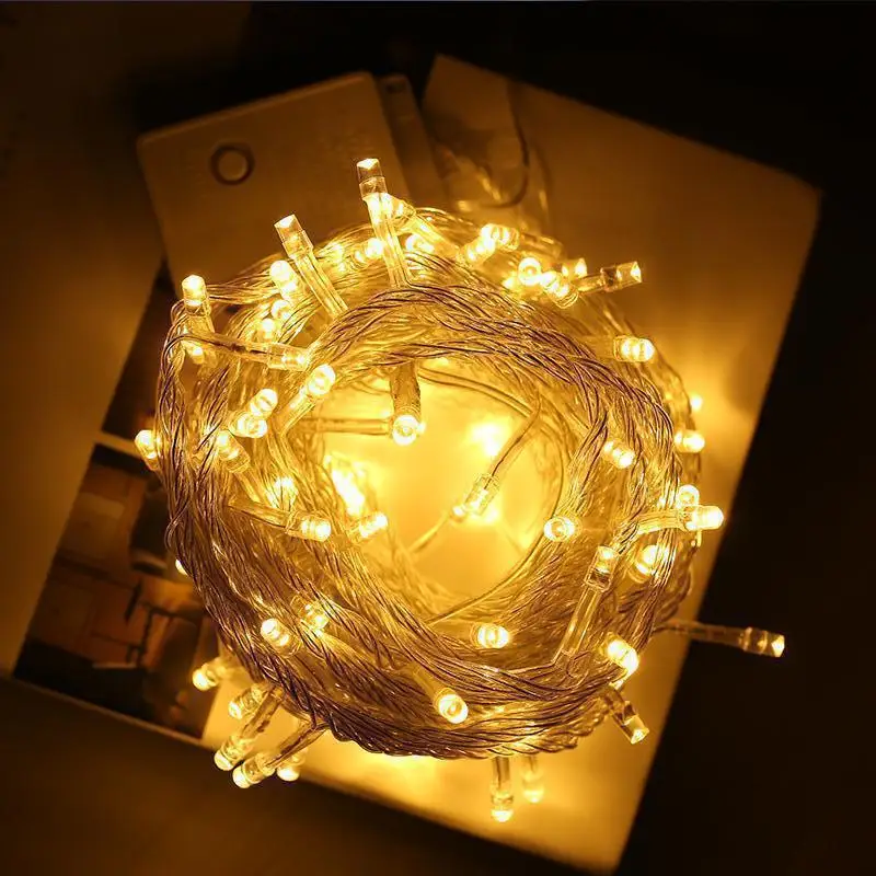 Высококачественная Водонепроницаемая Рождественская гирлянда 10 м 220