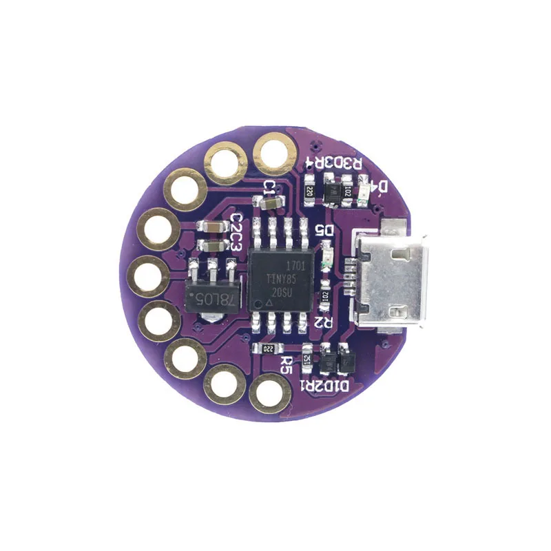 Бесплатная доставка! 10 шт./лот ATtiny85 LilyTiny LilyPad материнская плата digispark носимое