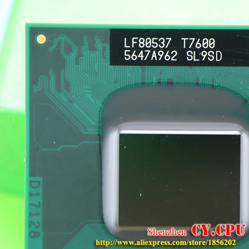 Бесплатная доставка процессор intel Core 2 Duo T7600 CPU 4M Socket 479 Cache/2 33 GHz/667/двухъядерный для
