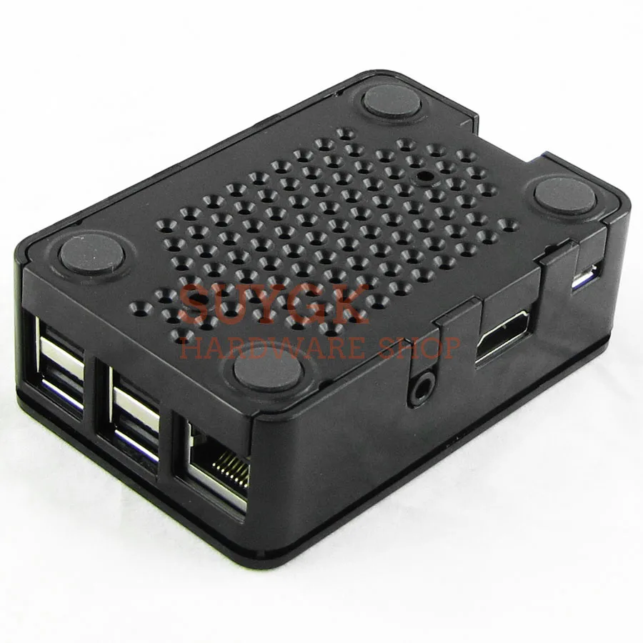 Черный Официальный чехол для Raspberry Pi 3 Model B+ плюс ABS пластиковый чехол Корпус Корпуса для PI3