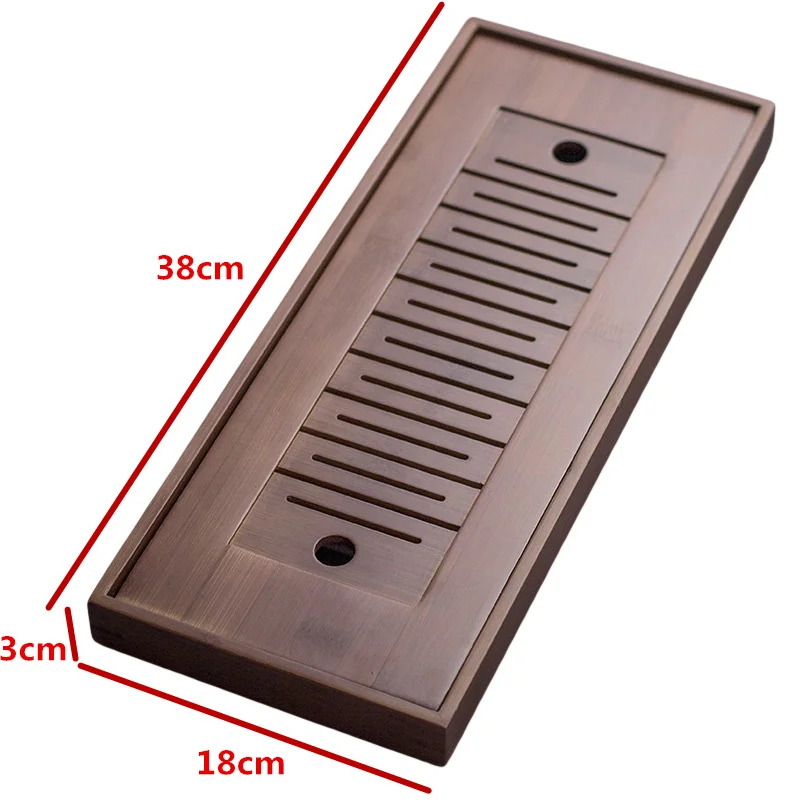 Бамбуковый чайный поднос поддон для воды прямоугольный бамбуковый маленькое