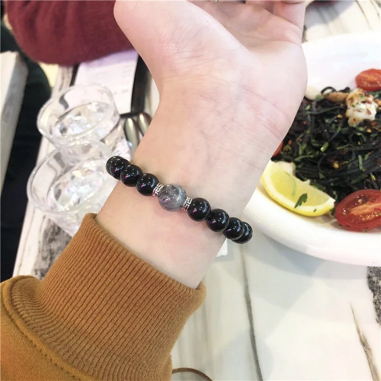 Couple magnetic force/Bracelet/beads/2019/natural stone/distance/bracelets for women men jewelry customized lover romantic gifts | Украшения