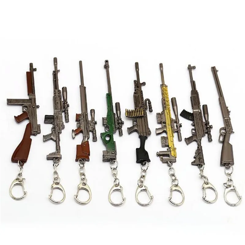 Смешанная игра CS GO PLAYERUNKNOWNS BATTLEGROUNDS брелок PUBG AK47 AWM M24 KAR 98K оружие chaviro мужские ювелирные изделия оптом