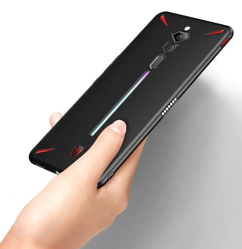 1 шт. закаленное стекло + Мягкий силиконовый чехол-накладка для Nubia Red Magic 3S
