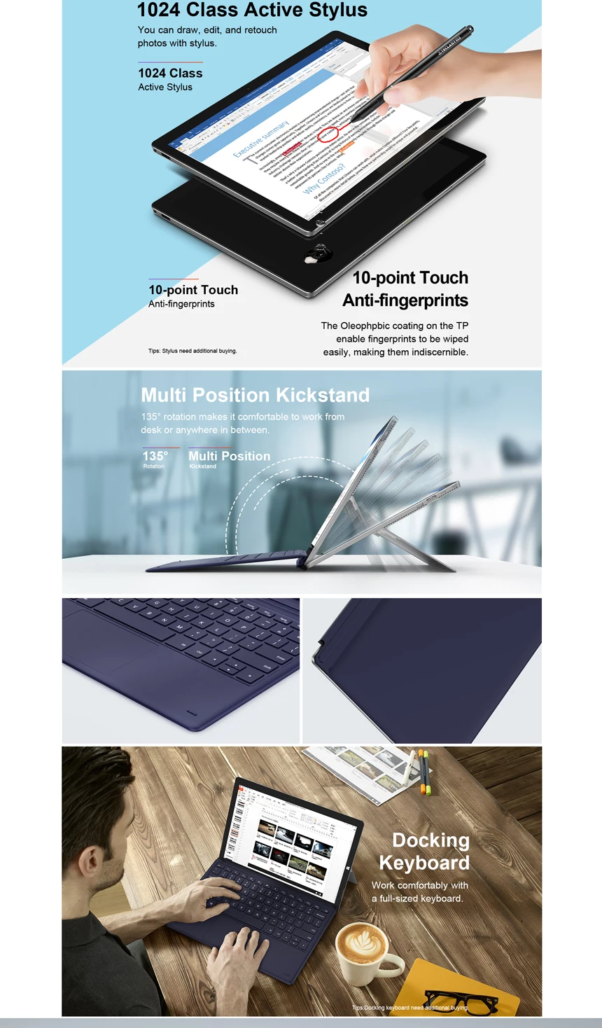 Teclast X6 Pro 2 в 1 планшет Intel Core M 8 ГБ ОЗУ 256 ГБ SSD 12,6 дюймов 1920*2880 FHD ips Windows 10 сенсорный экран планшет USB3.0