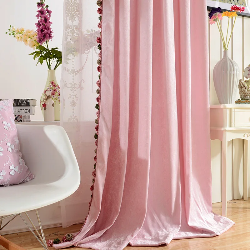 Европейские Роскошные двухсторонние светонепроницаемые шторы chenillev для спальни