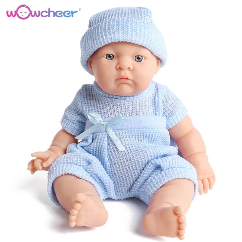 

WOWCHEER 15" 38cm Soft Vinyl Boneca Realistic Adorable Reborn Baby Dolls Toys Children Simulation Toddler Doll Christmas Gifts