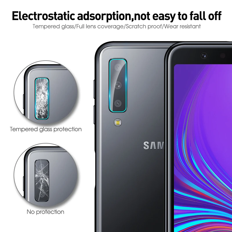 Защитная пленка из закаленного стекла для задней камеры Samsung Galaxy A7 2018 A750 A 7