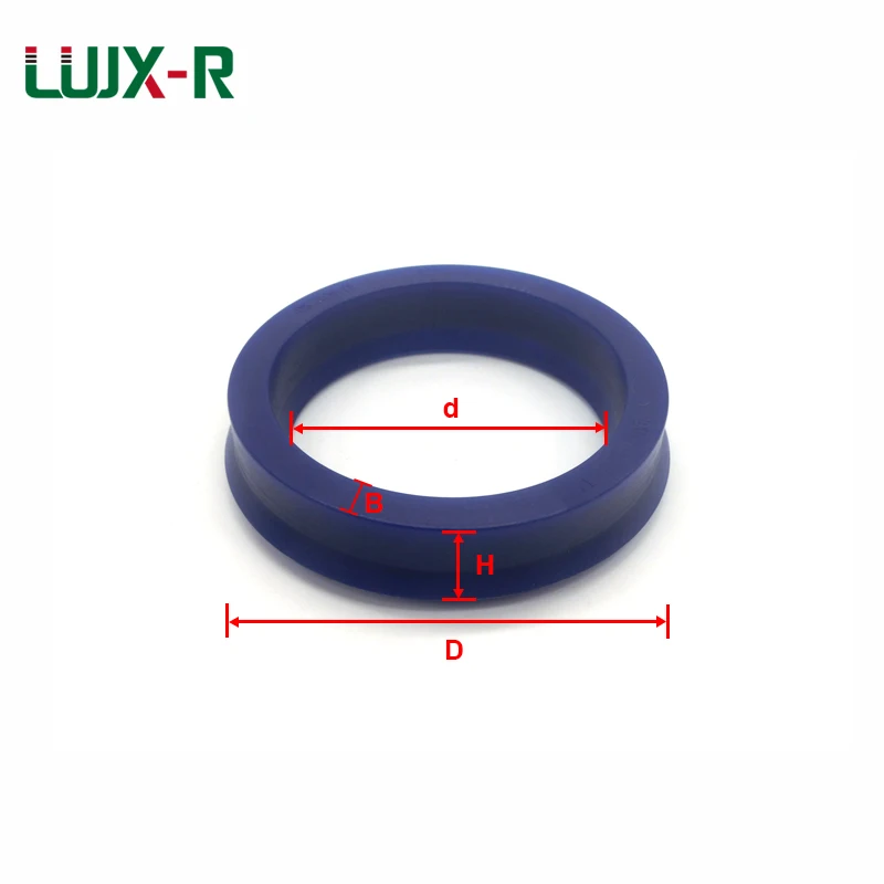 

LUJX-R ODU Seal Ring Cylinder PU Sealing Gasket YXD Type Wiper Ring16x10x3x8-100x84x8x18 Hydraulic Oil Seal Pneumatic Piston Rod