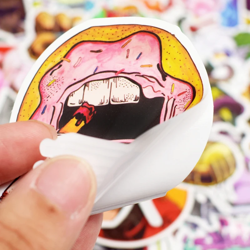 50 шт. виниловые наклейки для ноутбука чемодана холодильника|Наклейки творчества|