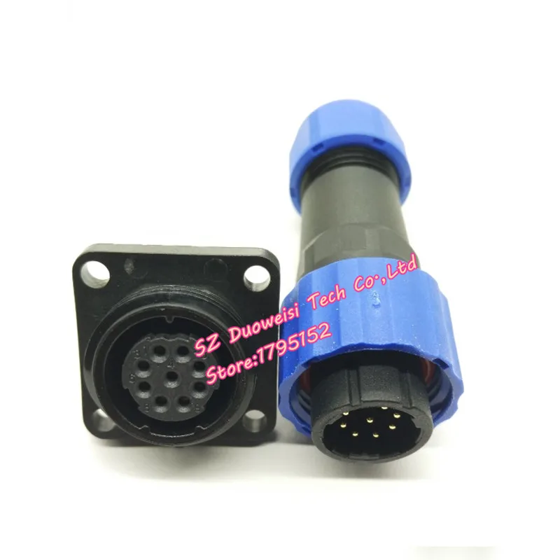 Водонепроницаемая воздушная розетка DWS 16 2/3/4/5/6/7/9 pin 4 гнезда мм|socket connector|socket