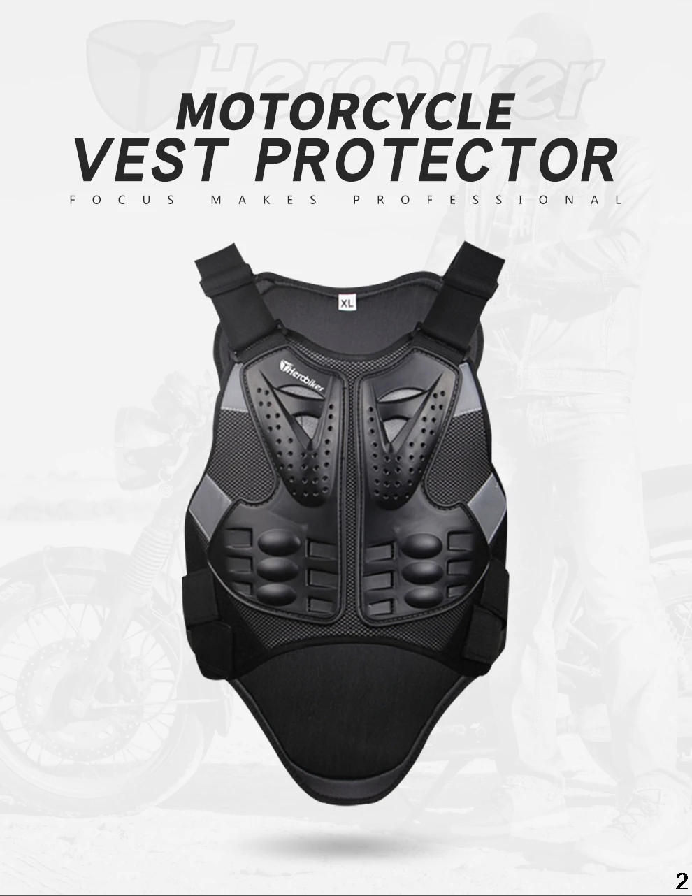 HEROBIKER Мотоцикл бронежилет грудь обратно бронежилет протектор Для мужчин Для женщин Мотокросс жилет защитный Шестерни Байкерский жилет