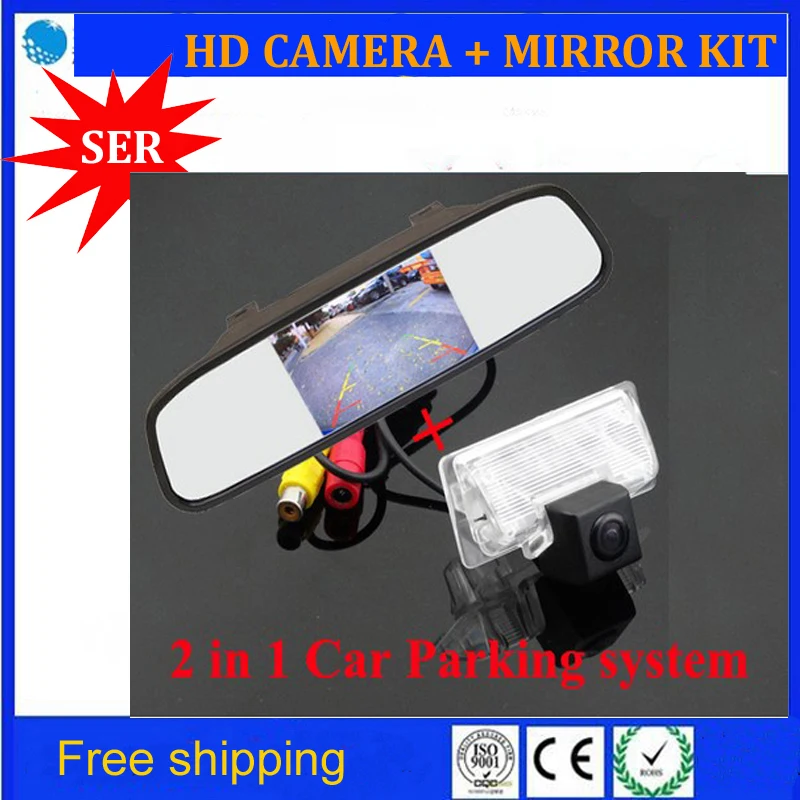 HD 4.3&quot Color Tft Car Rear View Mirror + Ccd Camera for Nissan Almera 2013/TEANA TIIDA/ 06-15 Sylphy Altima/departure D50 T70 |