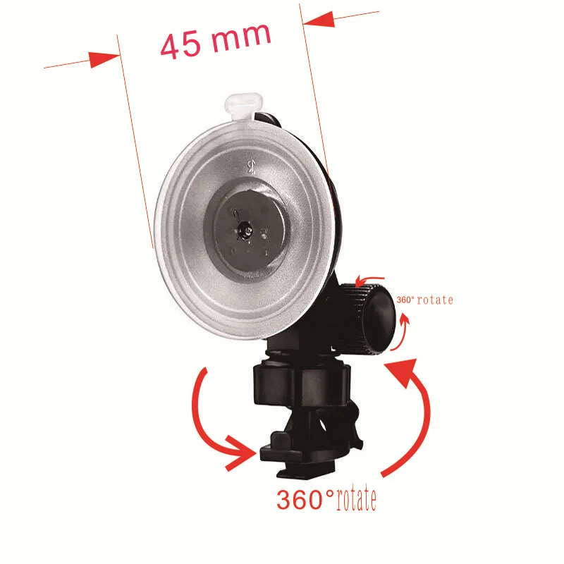 Для Xiaomi YI GoPro умный Автомобильный видеорегистратор вращающийся на 360 градусов