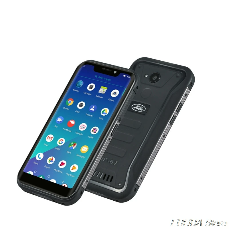 Guophone X3 Водонепроницаемый смартфон с 5 5-дюймовым дисплеем четырёхъядерным