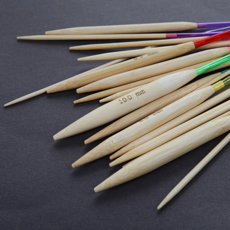 18 пар/компл. круговой Вязание иглы Набор сделай сам с двойным острым носком