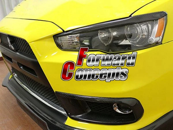 Для фар и веков LANCER ES GTS EVOLUTION X 10 JDM из углеродного волокна 2008 2017|eyelid|eyelids headlightseyelid