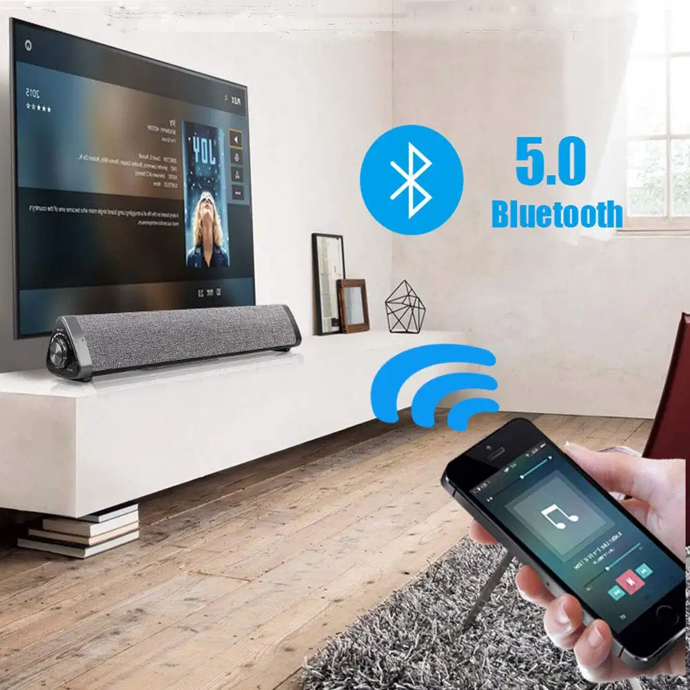 Беспроводная акустическая система Bluetooth динамик 5 0 сабвуфер Саундбар для