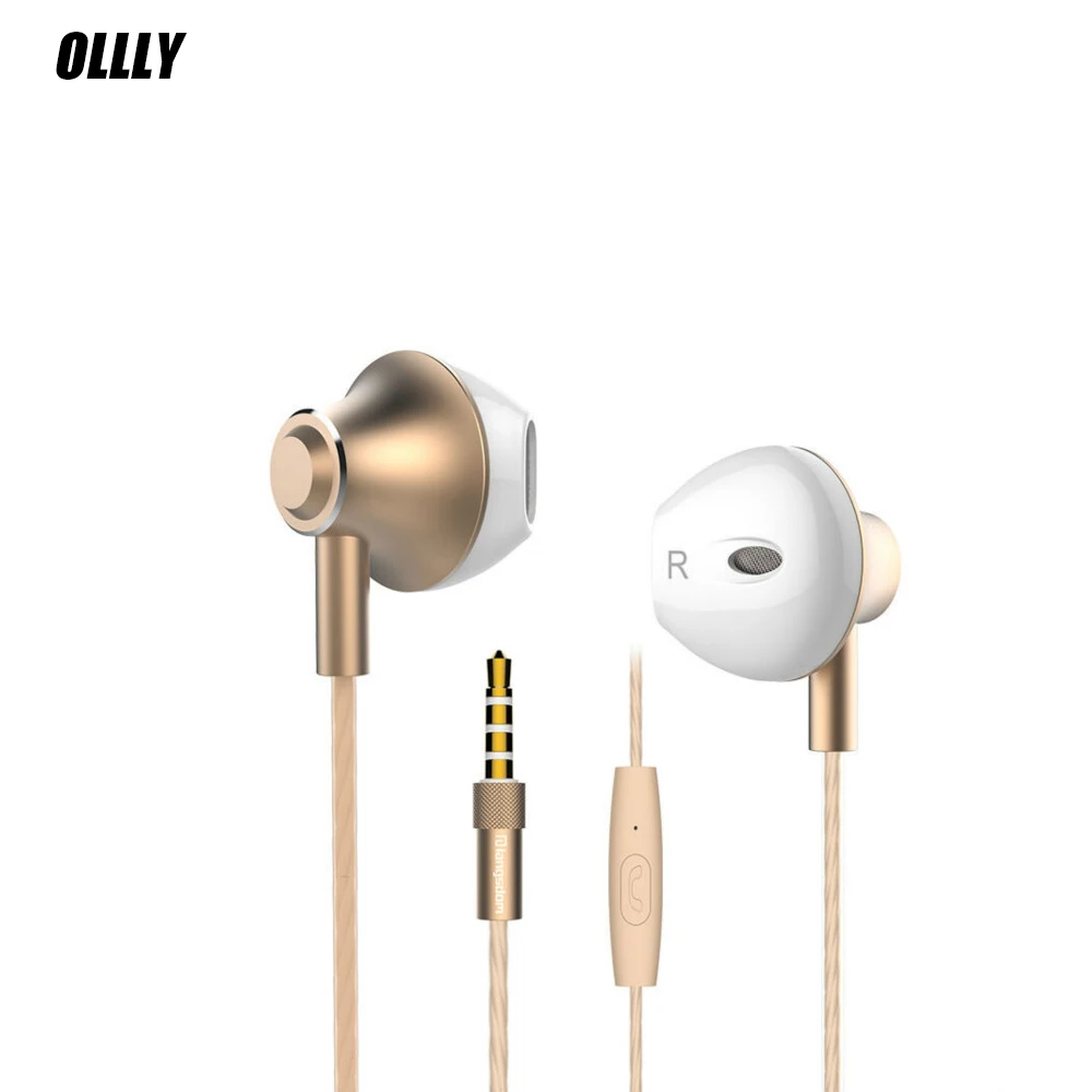 New M420 subwoofer metal earphone round wire with wheat sports earbuds for Apple Android | Электроника