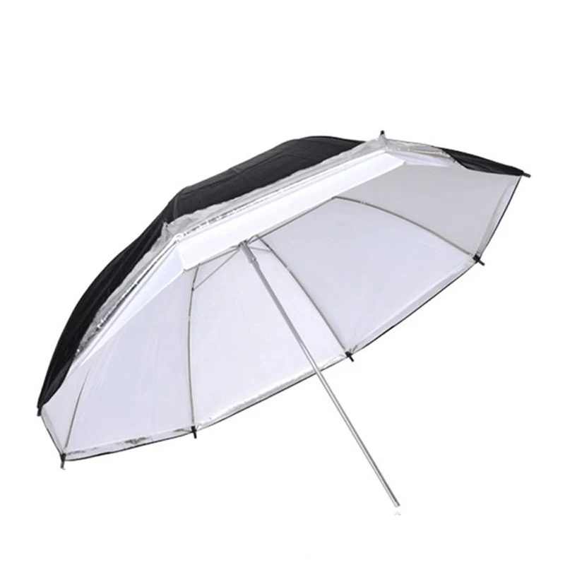 Зонт отражатель для фотостудии 2 в 1 33/83 см|reflector umbrella|photo studioflash reflector |