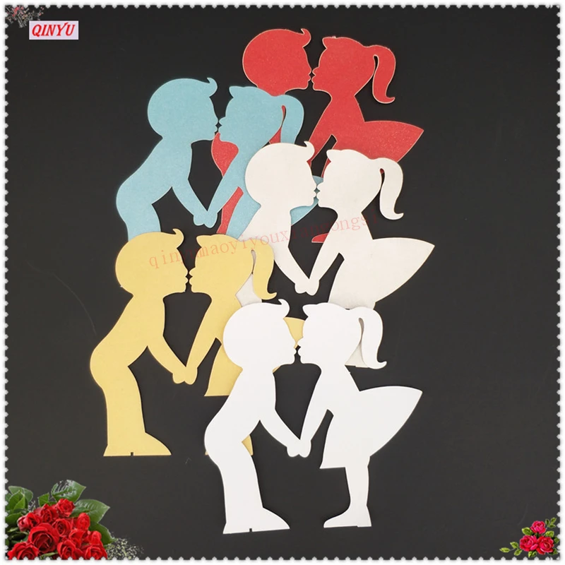 100 шт./лот романтическая бумага для мальчиков и девочек с лазерной обрезкой