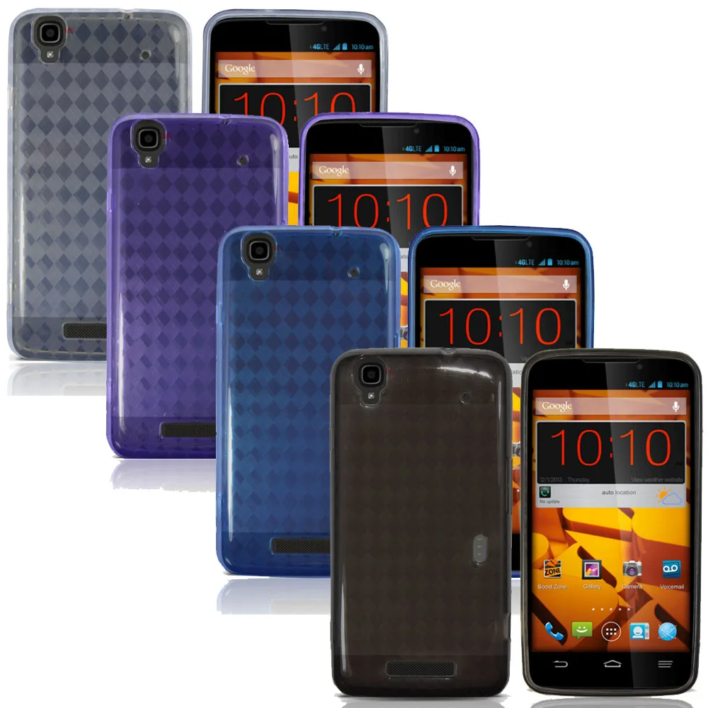 Чехол для телефона ZTE MAX N9520 Boost мягкий гелевый ТПУ чехол гибкая кожа|skin velvet|skin crackskin