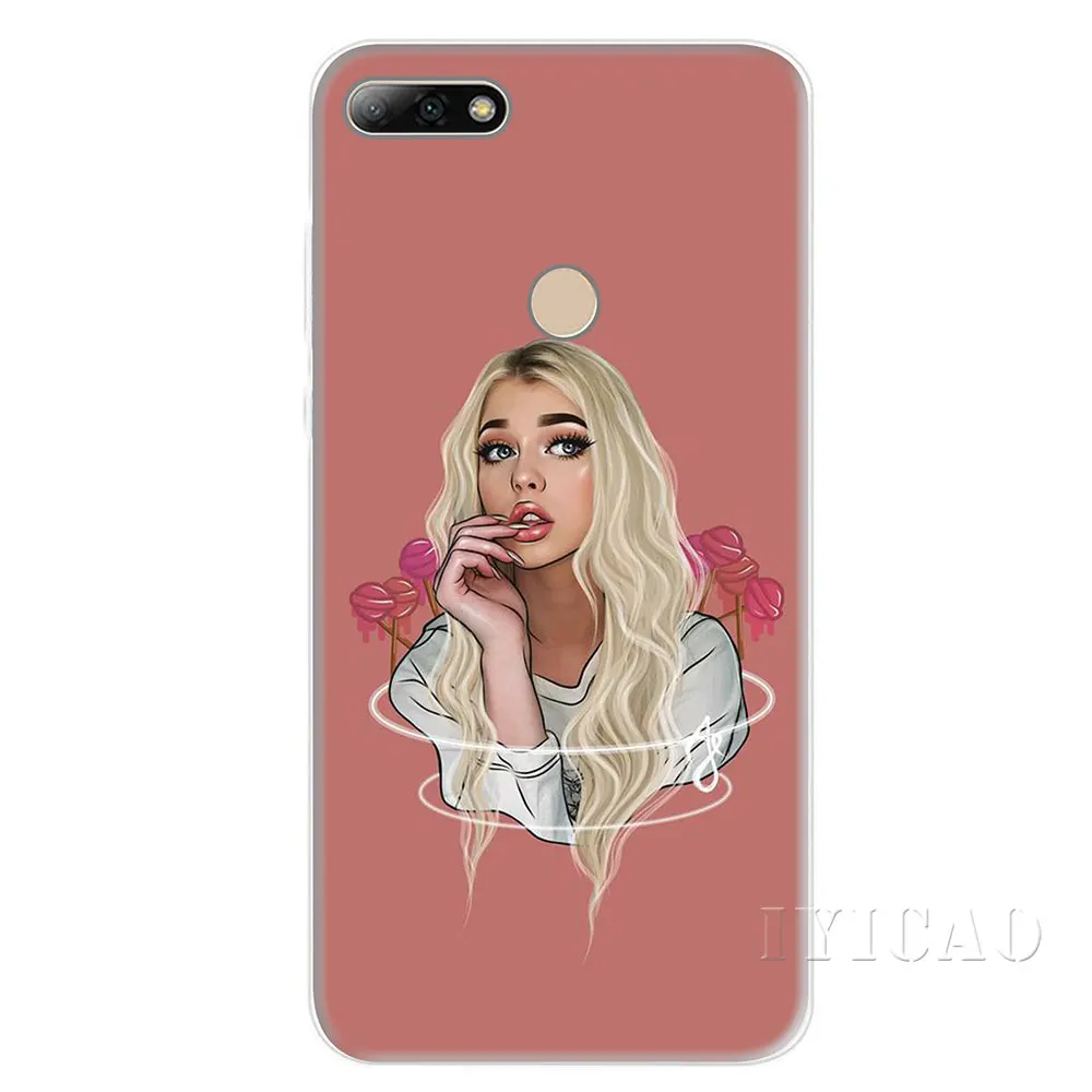 IYICAO красивая девушка жесткий чехол для Huawei P8 P9 P10 P20 P30 Lite 2015 2016 2017 Plus Pro P Smart 2019 |