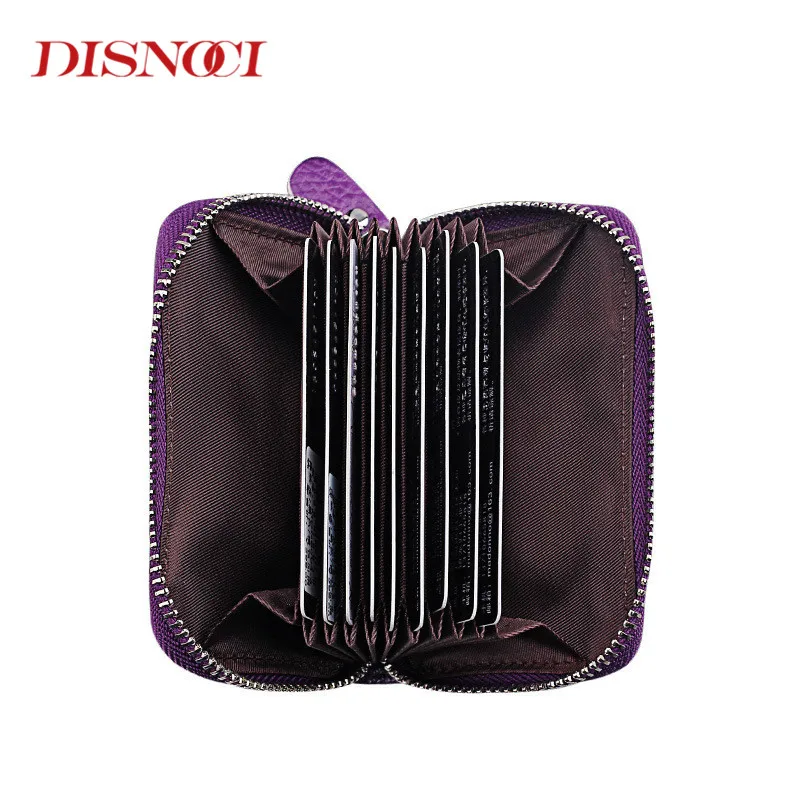Лидер продаж держатель для карт DISNOCI из натуральной кожи унисекс кошельки
