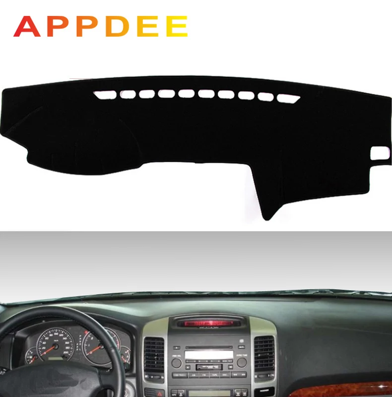 APPDEE для Toyota Land Cruiser Prado j120 2003-2009 Автомобильный Стайлинг Чехлы для приборной панели коврик для приборной панели Защита от Солнца Крышка для приборной панели 2004 2