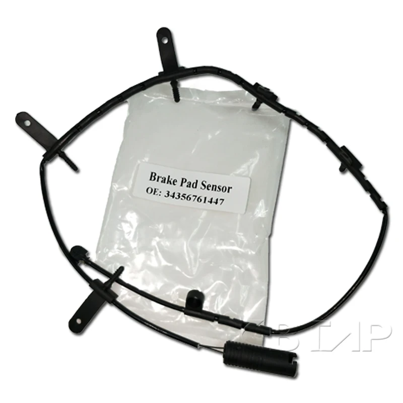 BTAP New 2 Pcs Rear+Front Brake Pads Sensor For Mini Cooper R50 R52 R53 L4 1.6L 2003-2008 34356761448 34356761447