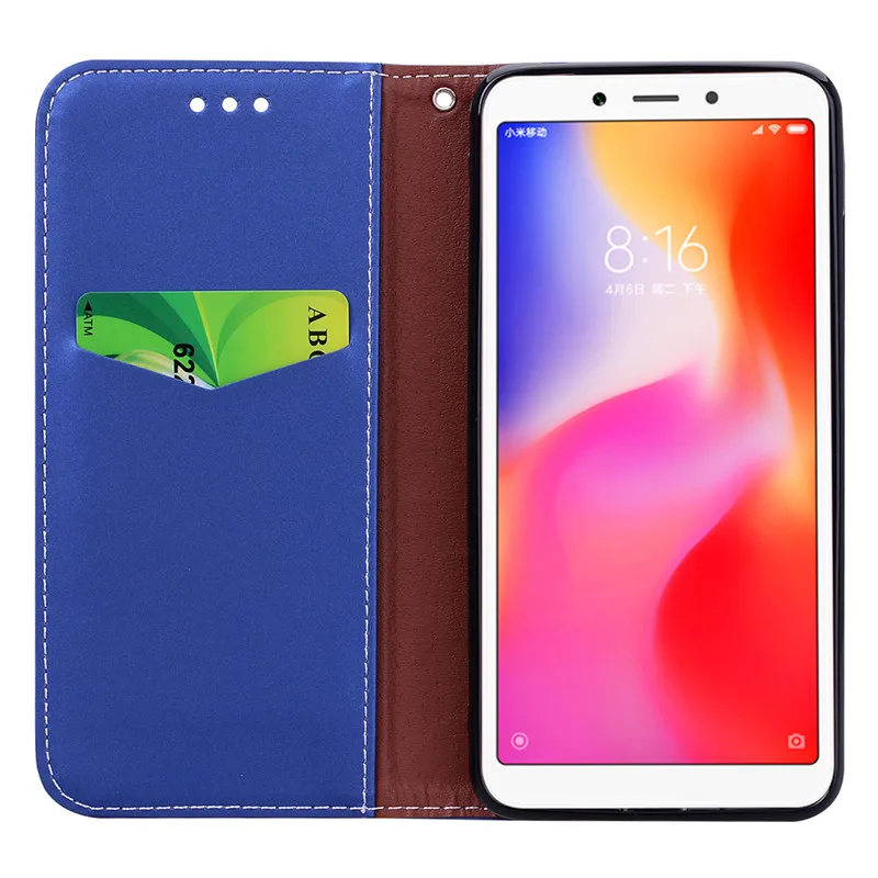 Чехол для Xiaomi Redmi 6A, чехол для Redmi 6, Мягкая силиконовая задняя крышка для Redmi 6, кожаный чехол-книжка для Xiaomi Redmi 6A 6 A A6, чехол для телефона s