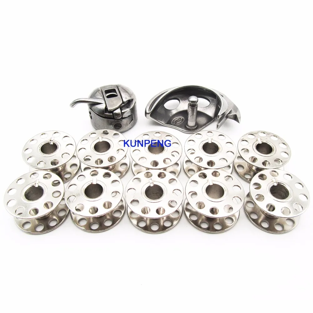 Hook#2515& BOBBIN Чехол#15277& BOBBINS 2518 10 шт. подходит для SINGER 15class& Elna, Kenmore, Brother