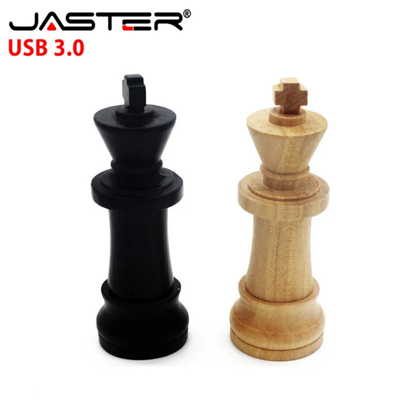 JASTER 3,0 деревянный международный шахматный USB флэш-накопитель Флешка клен шахматы карта памяти накопитель 4 ГБ 8 ГБ 16 ГБ 32 ГБ usb 3,0