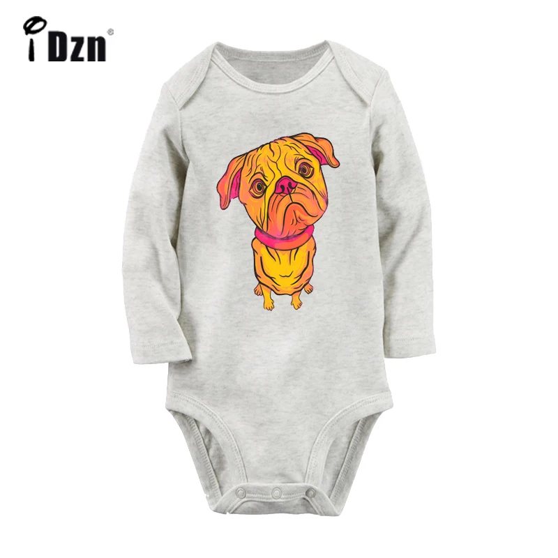 Винтажный комбинезон в стиле ретро для новорожденных мальчиков и девочек с