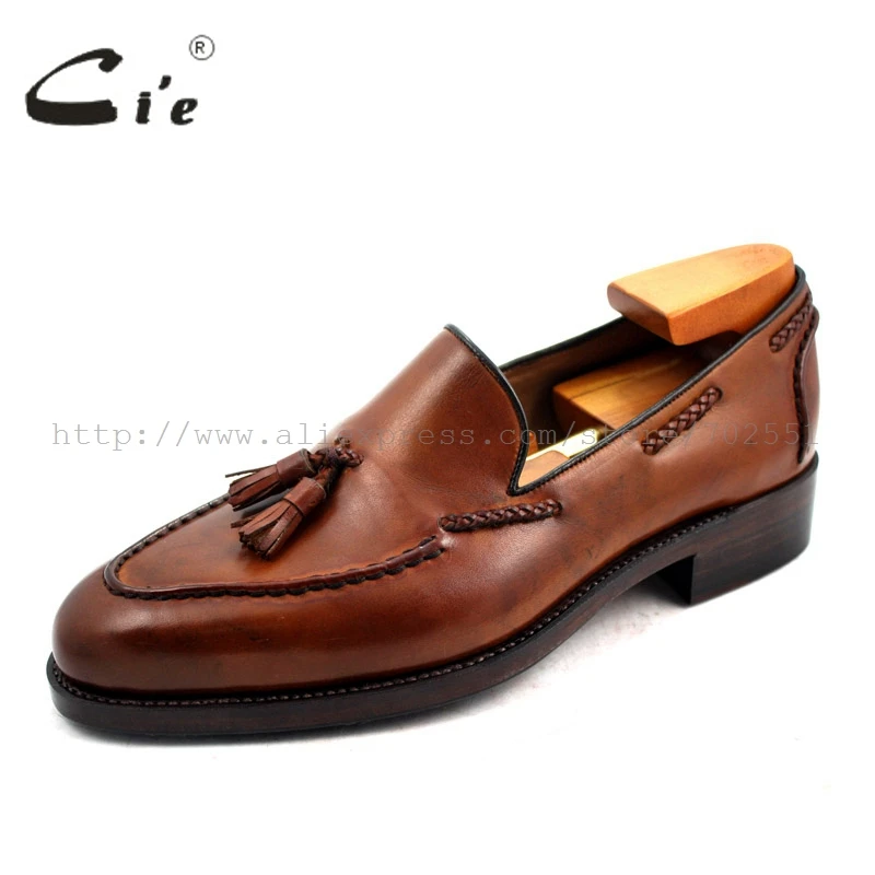 CIE Бесплатная доставка Goodyear фальцовые ручной Для мужчин кожаные кисточкой Цвет