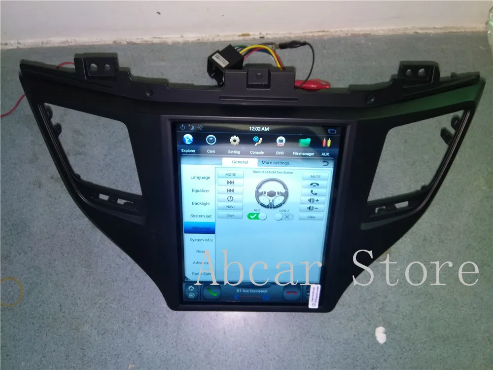 10,4 ''Tesla стиль Android 8,1 автомобильный dvd-плеер gps навигация для HYUNDAI Tucson IX35 стерео радио PX6 HDMI