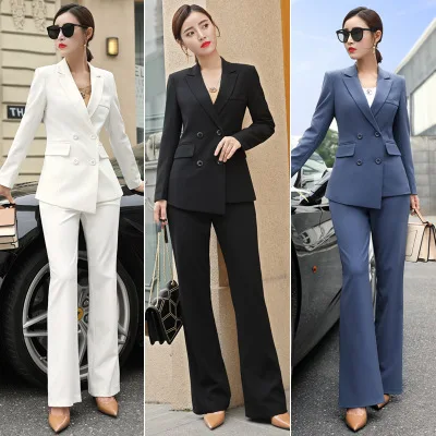 Женская профессиональная одежда женский костюм осенняя Новая модная офисная с