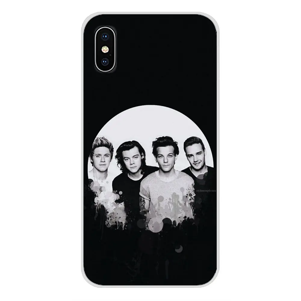 Аксессуары чехол для телефона Apple iPhone X XR XS MAX 4 4S 5 5S 5C SE 6 6S 7 8 Plus ipod touch One Direction Bands
